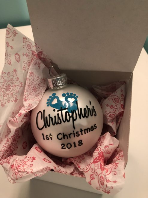 Baby’s First Christmas Ornament